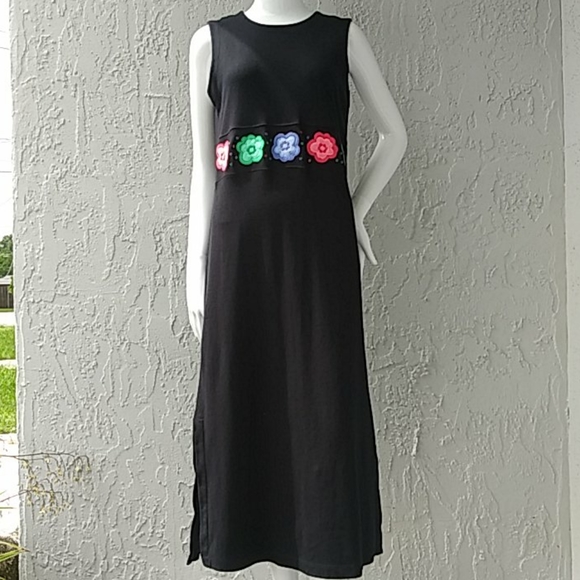 BECHAMEL  Ladies Embroidered💐 2PC Maxi Dress - Picture 6 of 15